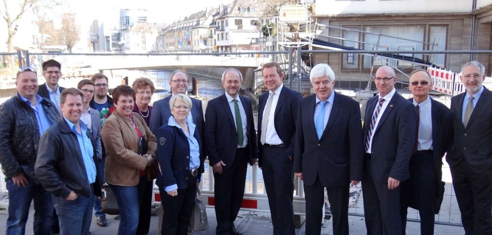 In Siegen bewegt sich richtig viel! Ganz eindrucksvolle Baustellenbesichtigung mit Erläuterung des Projekts 